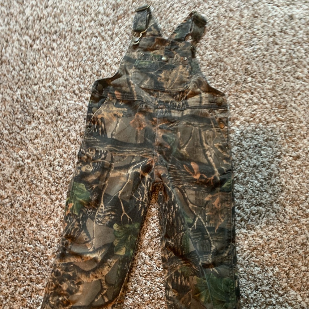 Boys 3T camo overalls